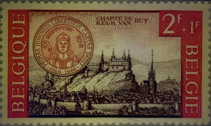 Fichier:Timbre postal belge-HUY 1966.jpg