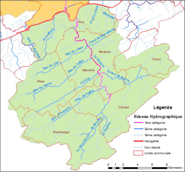 Territoire du Comité local Hoyoux