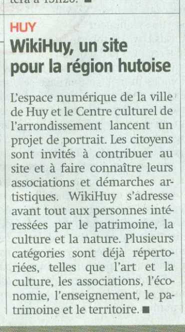 Article dans la Meuse du 21-11-2013