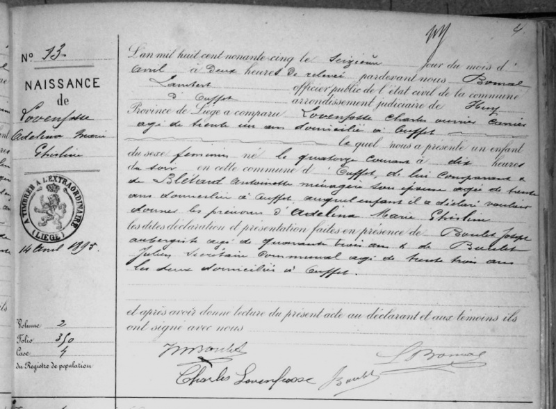 Fichier:Lovenfosse Adelina dite Mélina °.jpg