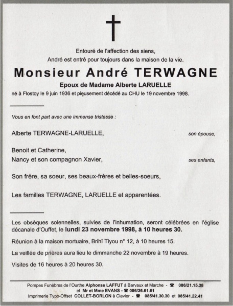 Fichier:Terwagne André ép. Laruelle Alberte.JPG