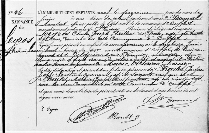 Fichier:Legros Laure Acte naissance.jpg