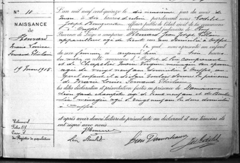 Fichier:Henrard Marie Louise °.jpg