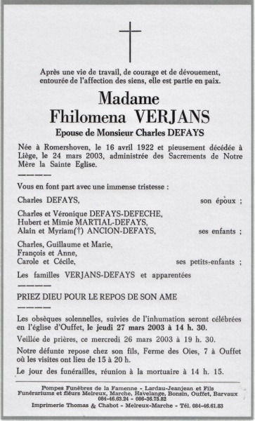 Fichier:Verjans Fhilomena ép. Defays Charles.JPG