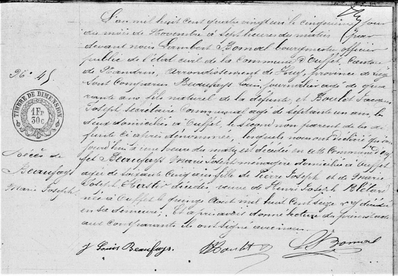 Fichier:Beaufays Marie Acte de +.jpg