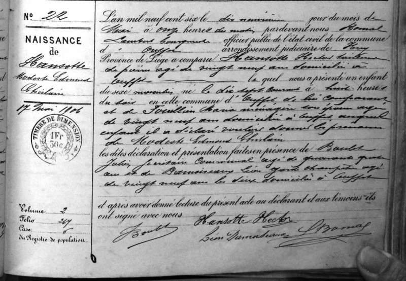 Fichier:Hansotte Modeste °.jpg