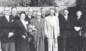 droiteDépart à la retraite de Camille LISEN le 7 septembre 1952