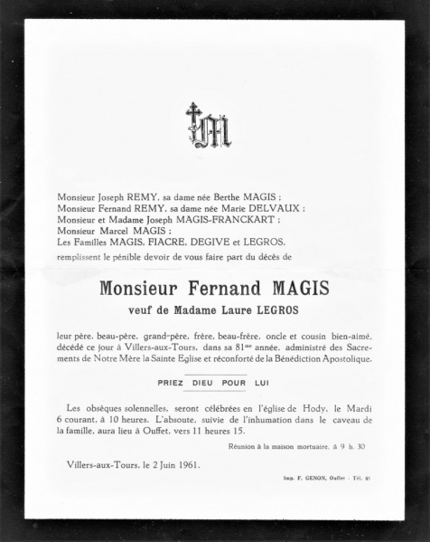 Fichier:Magis Fernand Décès.jpg
