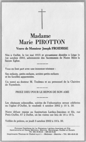 Fichier:Pirotton Marie veuve Froidbise Joseph.JPG