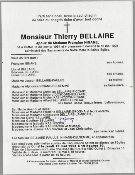Fichier:Bellaire Thierry ép. Ninane Francine.JPG